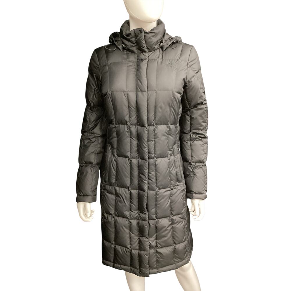 The North Face Coat Women’s Size S/P Metropolis Hooded Puffer Parka Zipper Black